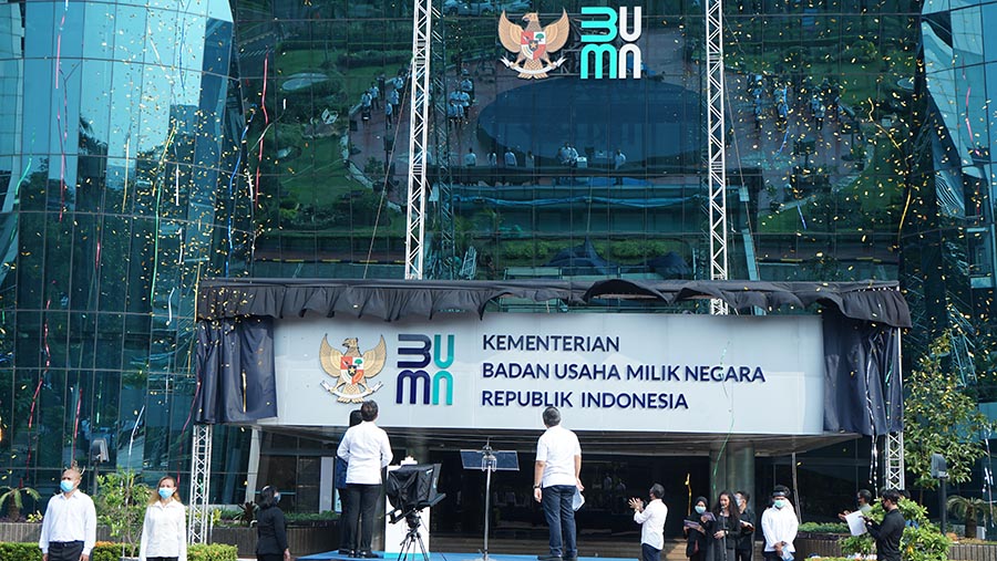 Ilustrasi gedung Kementerian BUMN. (Dok. Kementerian BUMN)