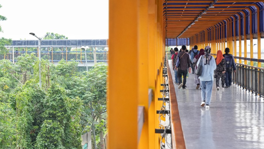 Skybridge Stasiun Bojonggede diresmikan (Dok Kemenhub)