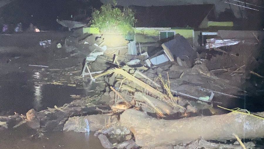 Banjir bandang Agam. (Sumber: BNPB)