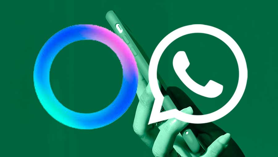 Ilustrasi Meta AI di WhatsApp (Diolah)