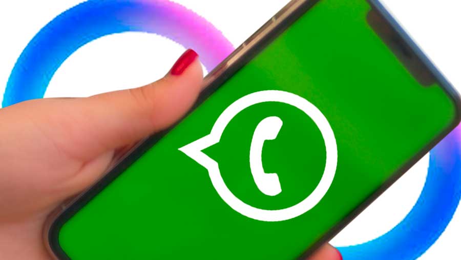 Ilustrasi Meta AI di WhatsApp (Diolah)