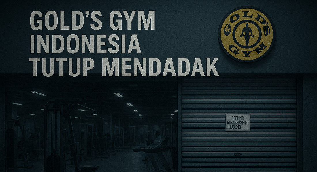 Ilustrasi Gold's Gym tutup