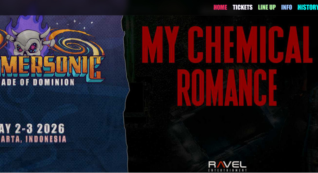 Ilustrasi My Chemical Romance di Hammersonic