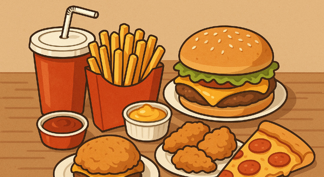 Ilustrasi fast food