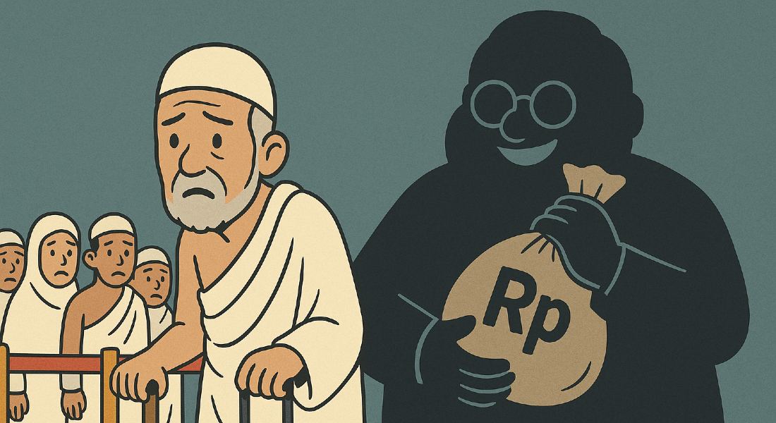 ilustrasi korupsi haji