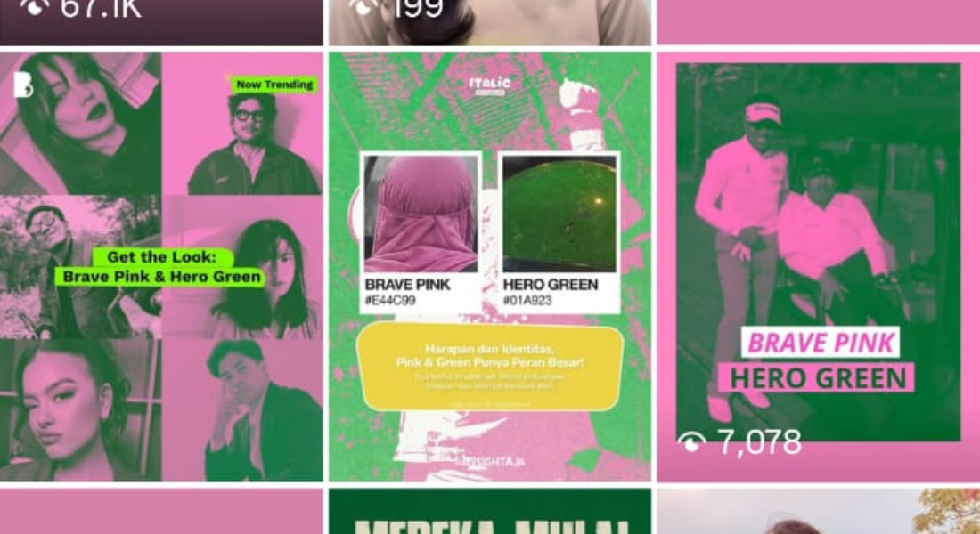 Pink Green