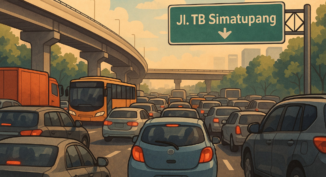 Ilustrasi kemacetan TB Simatupang